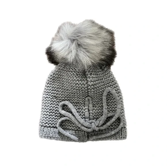 Kyi Kyi Canada Icon Beanie Faux Fur Pom Fleece Lined  display picture 1